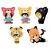 01-10998 TV Animation One Piece Nyan Piece Mini Figure  Mascot 300y