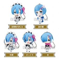 01-35585 Re:Zero Starting Life in a Different World Capsule Collection Rem Figure Mascot 300y