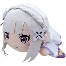 01-21583 Re:Zero Starting Life in Another World MEJ Mega Jumbo Nesoberi Plush  Emilia 