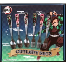 01-91685 Kimetsu no Yaiba Demon Slayer Cutlery Set 3 Set B