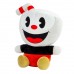 02-12895 TOMY - Club Mocchi- Mocchi- Cuphead Plush – Mega Plush Toy – 15 inch