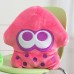 T12999 Club Mocchi Mocchi- Splatoon 2 Mega Neon Pink Squid Plush Stuffed Toy