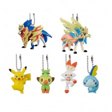 02-41769 Pokemon Sword and Shield Mini Figure Mascot Swing Key chain  300y