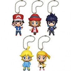 02-83879 Pokemon Pocket Monster XY&Z Deformed Figure Series Mini Trainer Mascot  Keychain / Swing 300y 