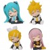 01-06644  Vocaloid Hatsune Miku Katazun Sleeping Mascot Mini Figure 400y