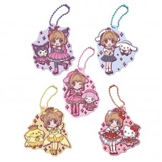 01-02883 Cardcaptor Sakura x Sanrio Characters Special Rubber Mascot 2 300y (One Random)